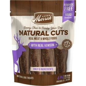 Merrick Natural Cut Venison Chew Treats Medium