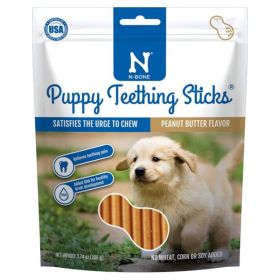 N Bone Puppy Teething Sticks Peanut Butter Flavor