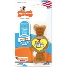 Nylabone Puppy Chew Textured Ring & Bone