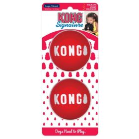 KONG Signature Ball Dog Toy (Option: Large)