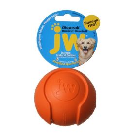 JW Pet iSqueak Bouncing Baseball Rubber Dog Toy (Option: Medium)