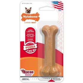 Nylabone Dura Chew Durable Dog Bone Bacon Flavor (Option: Petite)