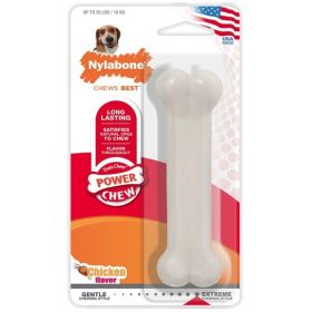 Nylabone Dura Chew Smooth White Dog Bone (Option: Wolf (1 Pack))