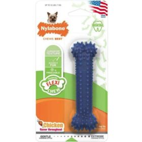 Nylabone Dental Chew Bone Chicken Flavor (Option: Petite (1 Pack))