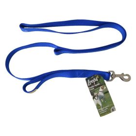 Loops 2 Double Nylon Handle Leash (Option: Blue)