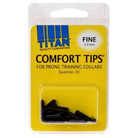 Titan Comfort Tips for Prong Training Collars (Option: Fine (2.0 mm))