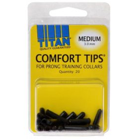 Titan Comfort Tips for Prong Training Collars (Option: Medium (3.0 mm))