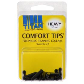 Titan Comfort Tips for Prong Training Collars (Option: Heavy (3.3 mm))