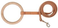 Pet Life 'Ever-Craft' Boutique Series Beechwood and Leather Designer Dog Leash