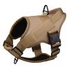 Dog Harness; large dog training tactical chest strap; K9 pet chest strap; vest type reflective dog rope; explosion-proof impulse traction